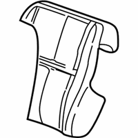 Chevrolet Monte Carlo Seat Cushion Pad - 12454291 Seat Back Pad