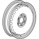 GM 84951647 Compact Spare, Rear