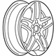 GM 9595978 Wheel, Alloy, Silver