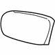 GM 10362464 Mirror Outside, Black, Rear Driver Side