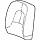 GM 88893228 Seat Back Cover, Front