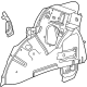 GM 85112823 Inner Wheelhouse, Rear Passenger Side