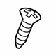 GM 11518503 Front Molding Screw