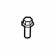 GM 11518924 Bumper Cover Bolt, Front Rear