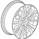 GM 39076883 Wheel, Alloy, Rear