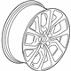 GM 39024105 Wheel, Alloy, Rear