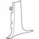 GM 84449128 Lower Center Pillar Trim, Black, Inner Passenger Side GM 84449128 Lower Center Pillar Trim, Black, Inner Passenger Side