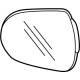 GM 42725556 Mirror Glass, Rear Driver Side