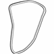 GM 25911999 Weatherstrip On Body, Driver Side GM 25911999 Weatherstrip On Body, Driver Side
