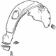 GM 42714875 Wheelhouse Liner, Rear Driver Side GM 42714875 Wheelhouse Liner, Rear Driver Side