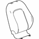 GM 42597846 Seat Back Cover, Black, Front