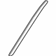 GM 23373325 Reveal Molding, Front Driver Side