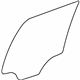 GM 15175401 Door Glass, Rear Driver Side