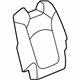 GM 20864514 Seat Back Cover, Rear Passenger Side