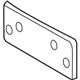 GM 96813875 License Bracket