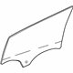 GM 84516192 Moveable Glass, Rear Driver Side