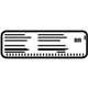 GM 23444174 Fuel Label GM 23444174 Fuel Label