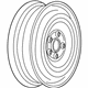 GM 84445512 Spare Wheel, Rear GM 84445512 Spare Wheel, Rear
