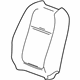 GM 92457102 Seat Back Cover