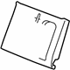 GM 19123499 Seat Back Pad, Rear Passenger Side GM 19123499 Seat Back Pad, Rear Passenger Side