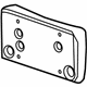 GM 22933880 License Bracket, Front