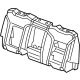 GM 85150796 Seat Back Cover, Black, Rear GM 85150796 Seat Back Cover, Black, Rear