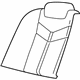 GM 92292004 Seat Back Cover GM 92292004 Seat Back Cover