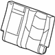 GM 23220570 Seat Back Cover, Gray, Rear