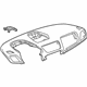 GM 95055195 Upper Dash Panel