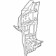 GM 26221521 Hinge Pillar Reinforcement, Outer Passenger Side GM 26221521 Hinge Pillar Reinforcement, Outer Passenger Side