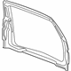 GM 25778949 Opening Frame, Rear GM 25778949 Opening Frame, Rear