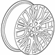 GM 42438054 Wheel, Alloy GM 42438054 Wheel, Alloy