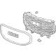 GM 84943504 Grille Assembly, Silver