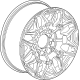 GM 85530021 Wheel, Alloy GM 85530021 Wheel, Alloy