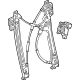 GM 85160367 Window Regulator, Front Driver Side