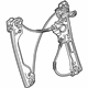 GM 84656431 Window Regulator, Front Driver Side
