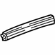 GM 13426149 Side Weatherstrip, Center Top Driver Side GM 13426149 Side Weatherstrip, Center Top Driver Side