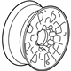 GM 22909143 Wheel, Alloy, Rear