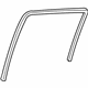 GM 15196231 Weatherstrip, Rear Passenger Side GM 15196231 Weatherstrip, Rear Passenger Side