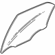 GM 25715107 Moveable Glass, Passenger Side