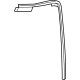 GM 23378951 Lamp Bezel Seal Strip, Driver Side