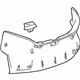 GM 92219200 Rear Panel Trim