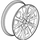 GM 23370184 Wheel, Alloy