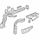 GM 23411202 Rear Rail Assembly, Passenger Side GM 23411202 Rear Rail Assembly, Passenger Side