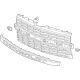GM 84401129 Grille, Front