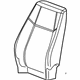 GM 25885080 Seat Back Cover, Driver Side