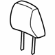 GM 19179401 Headrest, Front Driver Side
