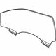 GM 84554922 Door Glass, Front Driver Side
