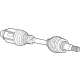 GM 84422107 Axle Assembly, Front Driver Side