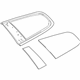 GM 25953714 Quarter Glass, Driver Side